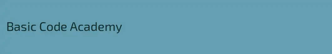 Basic Code Academy